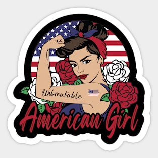 American girl Sticker